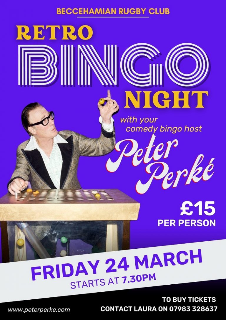 Peter Perke Bingo Night poster
